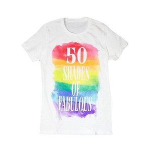 50 Shades of Pride T Shirt Large